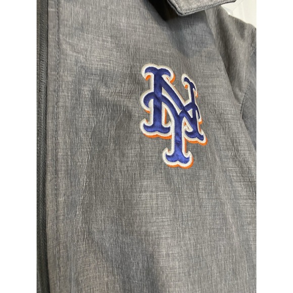 GIII Carl Banks MLB New York Mets Winter Jacket Grey Size Large - Picture 2 of 8